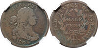 USA HALF CENT (1/2 Cent) 1804 Draped Bust. Variety without stems in wrea... 185,00 EUR156,00 EUR  zzgl. 12,00 EUR Versand