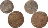 Rechenpfennig (Counter Token) 1658-1711 Great Britain Both struck in Nurnberg, by Lazarus Gottlieb Lauffer & Cornelius Lauffer. 2pcs! Sehr Schön,...