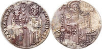 ITALY-Venice Grosso (Matapan) 1312-1328 Giovanni Soranzo. Sehr Schön+ (Oxidation + Auflagen!)