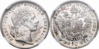 AUSTRIA 10 Kreuzer 1854 A Emperor Francis Joseph I. Vienna. NGC AU 165,00 EUR119,00 EUR  zzgl. 12,00 EUR Versand