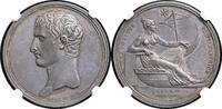 FRANCE Medal Napoleon I. Planned Invasion of England. Silver Medal. -