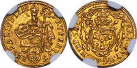 AUSTRIA-SALZBURG 1/4 Ducat Franz Anton von Harrach. Gold 1/4 Ducat Coin. -