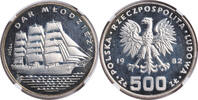 POLAND 500 Zlotych Trial Strike Proof Silver 500 Zlotych Coin. Probá! -