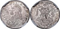 Monaco 5 Sols Louis I. Silver 5 Sols (1/12 Ecu) Coin. -