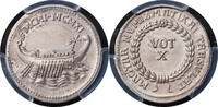 Hungary Medal Hungarian Numismatic Society - 10th Anniversary of Founding. Rare in Silver! -