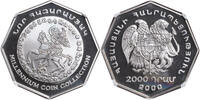 ARMENIA S2000D Proof Silver 2000 Dram Coin. Millenium. -
