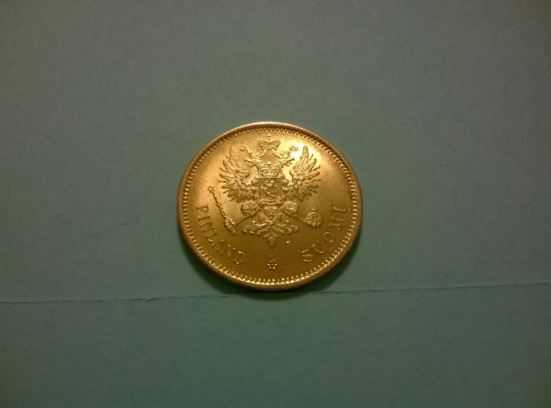 Finland, Finnland 20 markkaa 1878 Erste Finnische Gold Münze. Fine ...