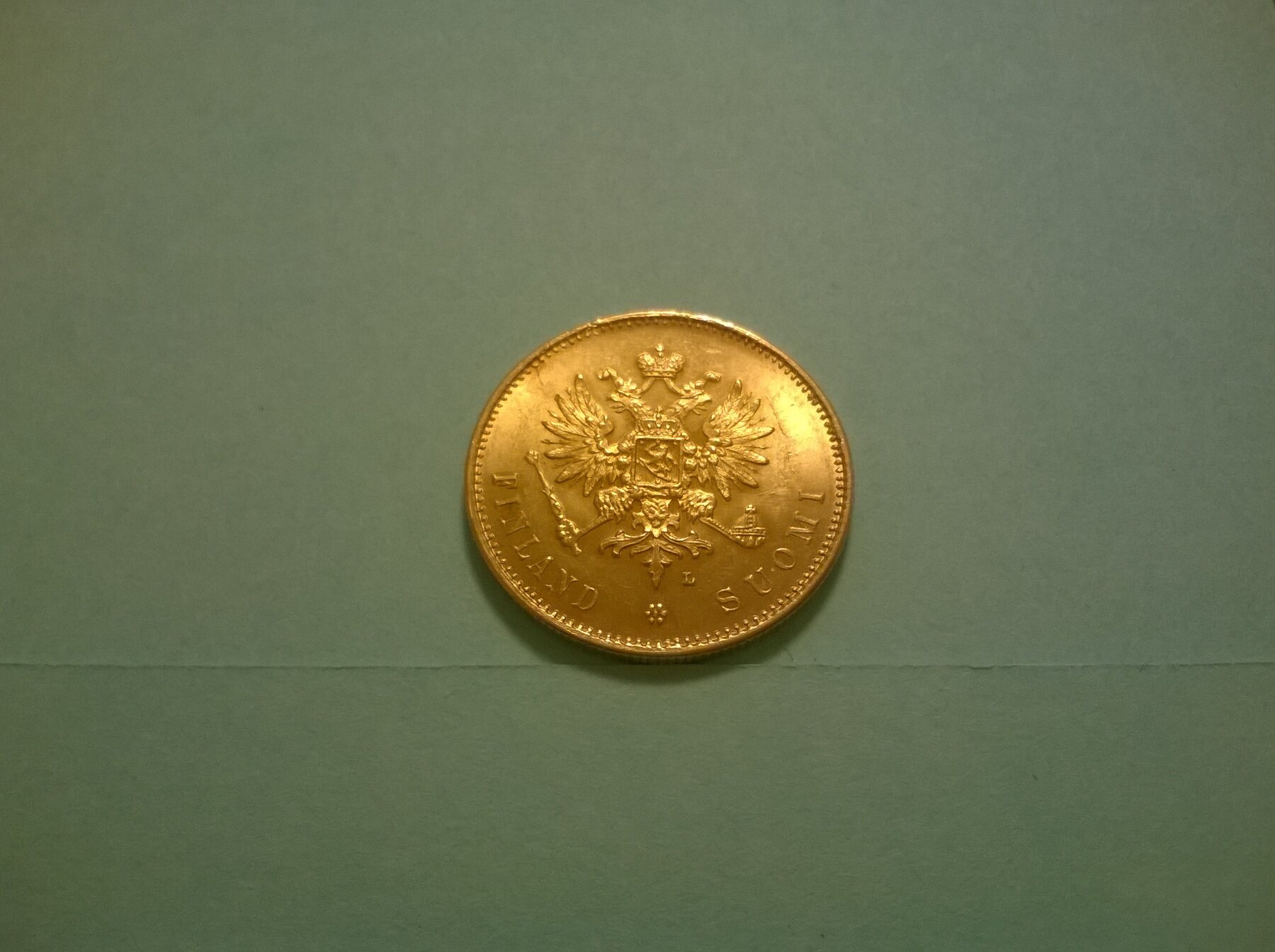 Finland Finnland Finnish gold coin 20 markkaa 1904 quite rare year