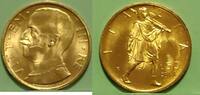 Italy, Italien Vittorio Emmanuel III gold coin. 50 Lire 1931 Sehr Schön