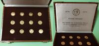 Deutschland, Germany 12 x Medaille 1976 Konrad Adenauer historische Gedenkprägung der Kanzler-Epoche