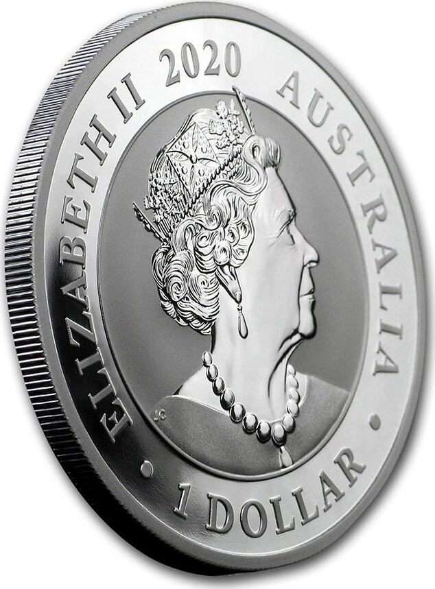 Australien 1 Dollar 2020 Perth Mint Schwan Swan 1 oz Silbermünze Stempelglanz MA Shops