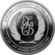 Karibik Inseln 2 Dollars Silbermünze 2023 1oz - Dominica EC8 - Dolphin - Delfin - Farbe Stempelglanz Farbe