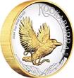 2 AUD Silbermünze Kookaburra 2 oz Gildet 2024 Perth Mint Australien 999 Silber PP Polierte Platte - High Relief