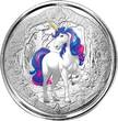 1 FJD Silbermünze 1 oz Fiji - Unicorn - Einhorn - Azurea - 2024 Proof like Color Proof like, Color