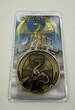 USA  Medaille 4 oz Lawful Gold Dragon Base Metal Gilded Antik Finish Zinklegierung Stempelglanz