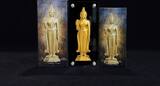 Tschad 2024 Silbermünze 1 oz 7 Days Buddha Monday Vergoldet Shapes High Relief Silber