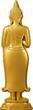 Tschad 2024 Silbermünze 1 oz 7 Days Buddha Friday Vergoldet Shapes High Relief Silber