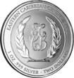 Karibik Inseln 2 Dollar Silbermünze 1oz Eastern Caribbean EC8 Antigua Barbuda Rum Runner and Kraken 2024 Stempelglanz, Proof-Like