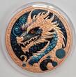 USA  Kupfermedaille 33 Gramm Cool2Coin 420 Lunar Dragon Proof Color Kupfer Medaille