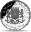 Silbermünze 1 oz Somalia Elefant 2025 Privy Mark WMF Berlin Box Zertifikat BU Stempelglanz