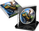 Kanada  Silbermünze 1 oz Dinosaur Rider Farbe 2025 Dinosaurier Canada Silber Münze 999 Stempelglanz