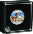 1 Dollar Silbermünze 1 oz Australien Brumby Farbe Color 2025 Silber Münze 999 Perth Mint Stempelglanz