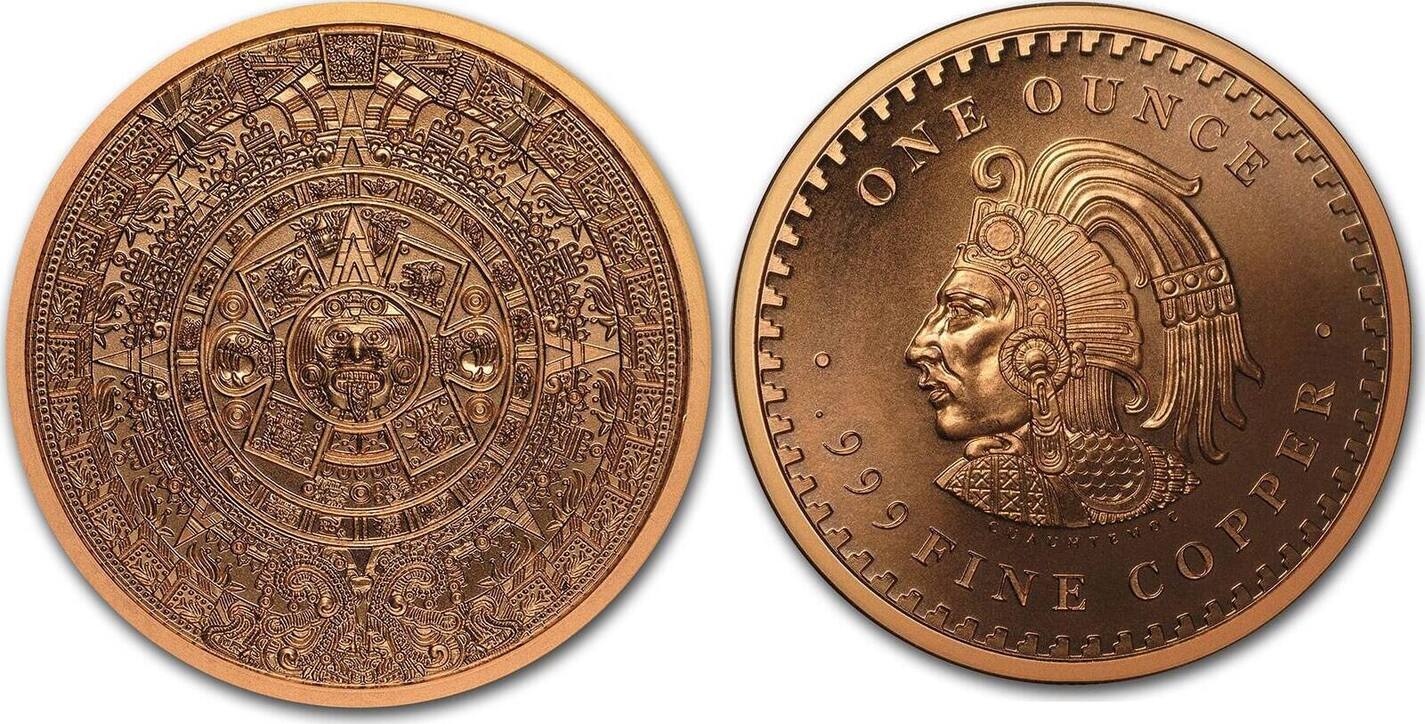 1 Oz Azteken Kalender 