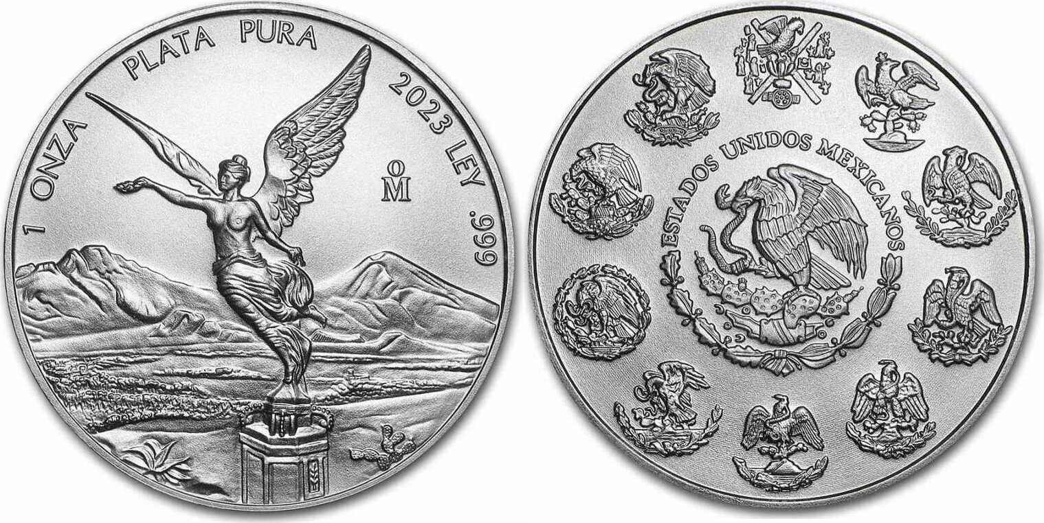 Mexiko Silbermünze Mexico Libertad 1 oz 2023 999 Stempelglanz Silber