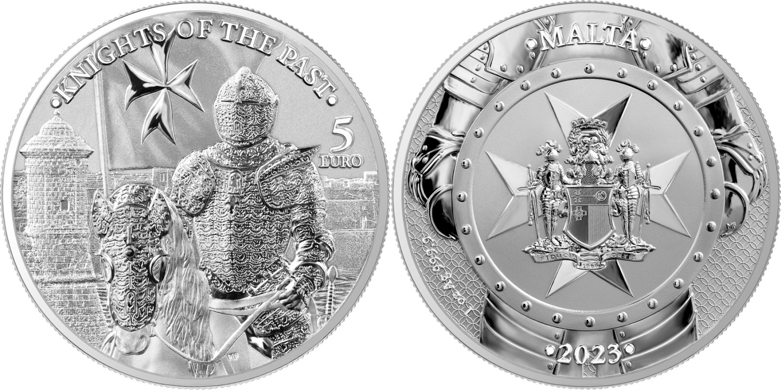 Malta Silbermünze Germania Mint Knights of the Past 2023 1 oz 999