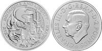 Großbritannien Silbermünze 1 oz Britannia and Liberty 2025 King Charles III König Charles 2 Pfund 2025 Stempelglanz