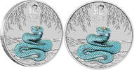 Australien 0,5 AUD 2025 Silbermünze 0,5 1/2 oz Lunar III Jahr der Schlan... 29,99 EUR  zzgl. 4,99 EUR Versand