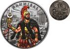 Vereinigte Staaten  Silbermedaille 1 oz - Hannibal (9) - Legendary Warriors Farbe Color Antik COA Stempelglanz (STGL) Farbe Antik