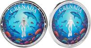 Karibik Inseln 2 Dollar 2024 Silbermünze 1oz Eastern Caribbean EC8 Grena... 84,95 EUR  zzgl. 4,99 EUR Versand