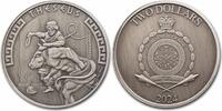 Niue  Silbermünze 1 oz Heroes of Greek Mythology - #3. Theseus - 2024 Antik Finish Stempelglanz, Antik Finish