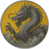 Polen 1 Dollar 2025 Silbermünze 1 oz American Eagle Dragon of Order Farbe Drache Silber Münze 999 prägefrisch / Neuware