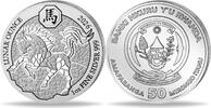 Ruanda 50 Ruanda-Franc 2026 Silbermünze 1 oz Ruanda Lunar Ounce - Jahr d... 54,49 EUR  zzgl. 4,99 EUR Versand