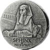 Tschad 3000 Francs Egyptian Relic Serie 5 oz Sphinx of Hatshepsut mit Box & Zertifikat