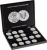 Deutschland 20 x Eagle Leuchtturm Münzkassette Münzbox Volterra für 20 Eagle Box Münzen Aufbewahrung -