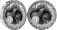 Neuseeland 1 NZD 2025 Silbermünze 1 oz Kiwi 2025 Specimen Finish Blister... 79,50 EUR  zzgl. 4,99 EUR Versand