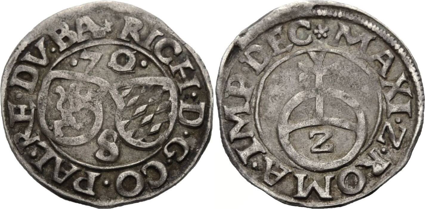 PFALZSIMMERNSPONHEIM Halbbatzen 1570 Richard Sehr schön