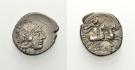 RÖMISCHE REPUBLIK AR Denar C. PORCIUS CATO