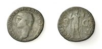 RÖMISCHE MÜNZEN AE As CLAUDIUS, ALS CAESAR