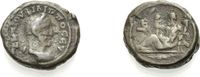GRIECHISCHE MÜNZEN UNTER ROM Billon-Tetradrachmon ALEXANDRIEN: PHILIPPUS I. ARABS, MIT NILDARSTELLUNG