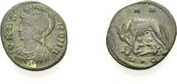 ROM, KAISERZEIT AE Kleinbronze URBS ROMA (CONSTANTINISCHE ZEIT). ROMULUS & REMUS DARSTELLUNG