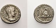 GRIECHISCHE MÜNZEN UNTER ROM AR Drachme KAISAREIA, KAPPADOKIEN, UNTER GORDIANUS III. PIUS