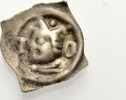 SCHWEIZ Vierzipfeliger Pfennig BASEL: JOHANN II. SENN VON MÜNSINGEN, 1335-1365.