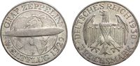 WEIMARER REPUBLIK 3 Mark Zeppelin