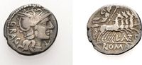ROM, KAISERZEIT Denar L. ANTESTIUS GRAGULUS