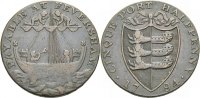 BRITISCHE TRADE TOKEN Cu Halfpenny Token KENT: FAVERSHAM
