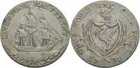 BRITISCHE TRADE TOKEN Cu Halfpenny Token LANCASHIRE: LIVERPOOL